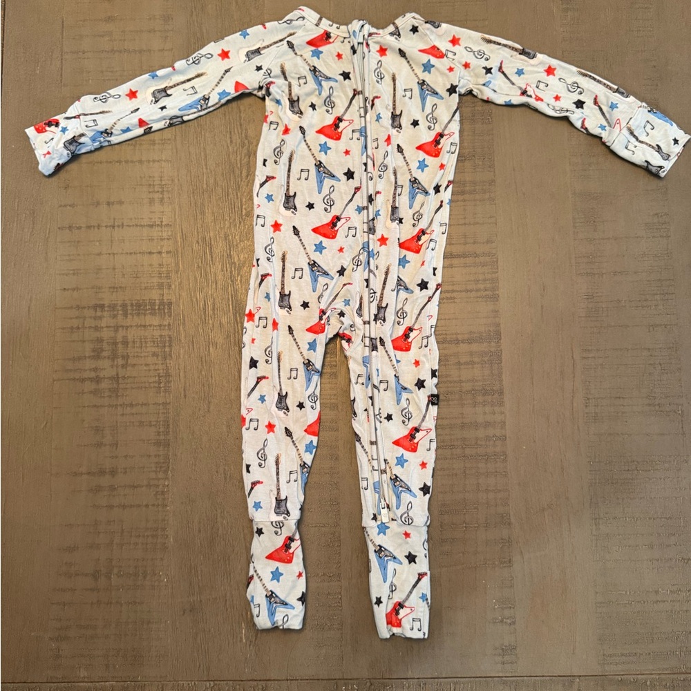 Musical 6-12m Poppy Lev Baby Bamboo Convertible - Red, Blue, Black